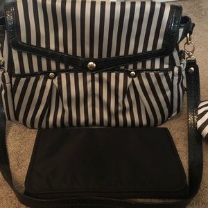 Henri Bendel Striped Diaper Bag
